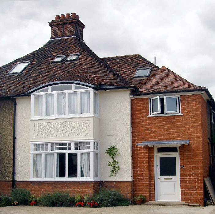 The front of our home on Rustat Road